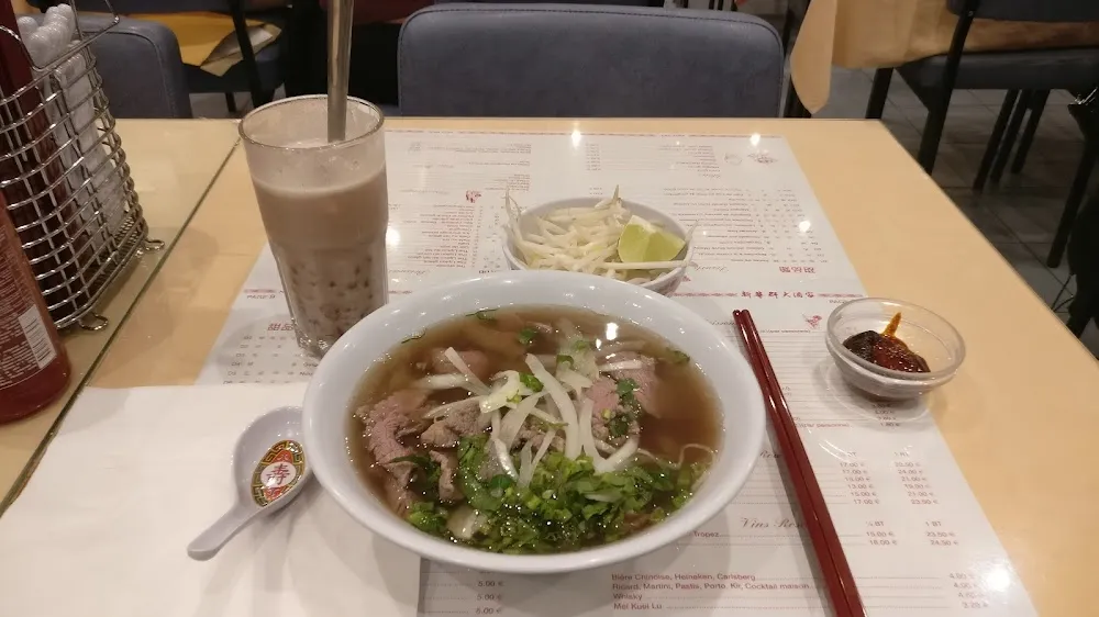 Soupe Phõ Et Haricot Rouge Au Lait de Coco